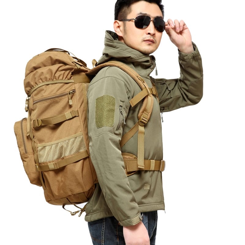 50L Military Tactical Backpack Large Capacity BackPacks BushLine   