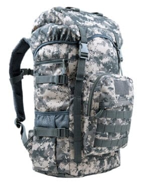 50L Military Tactical Backpack Large Capacity BackPacks BushLine ACU digital  