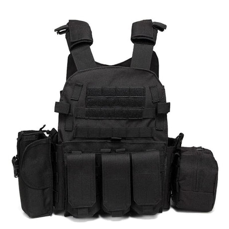 6094 Tactical CS Field Equipment Vest BackPacks BushLine Black  
