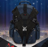 Swiss Travel Laptop Backpack FIFO BackPacks BushLine Blue  