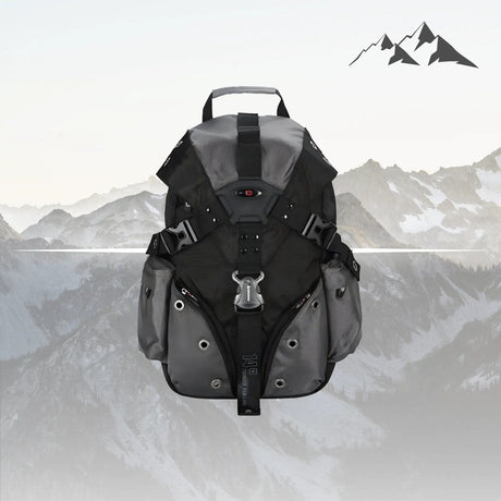 Swiss Travel Laptop Backpack FIFO BackPacks BushLine Gray  