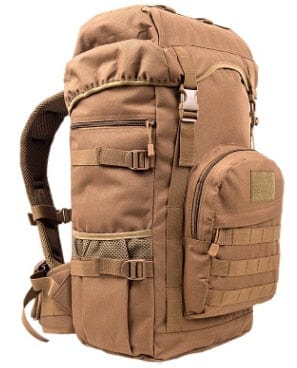 50L Military Tactical Backpack Large Capacity BackPacks BushLine Khaki  
