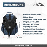 Swiss Travel Laptop Backpack FIFO BackPacks BushLine   