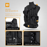 Tactical Survival Outdoor Vest Training Vest BackPacks BushLine   