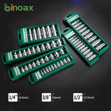 Binoax 6/9/10 Pcs Drive Socket Set 2023 tools BushLine   