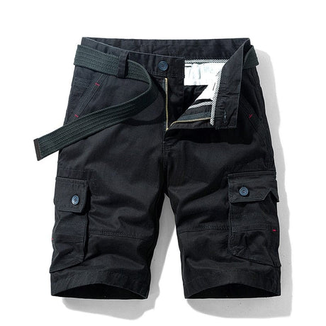 Classic Designs Cargo Shorts Pants Cargo Pants BushLine Black 01 28 