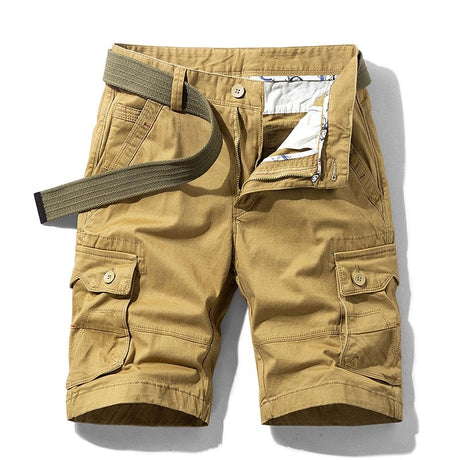 Classic Designs Cargo Shorts Pants Cargo Pants BushLine Khaki 01 28 