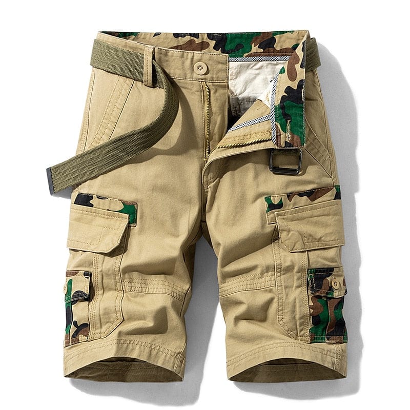 Classic Designs Cargo Shorts Pants Cargo Pants BushLine Khaki 28 