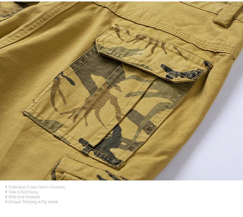 Limited Edition Camouflage Men Cargo Shorts Cargo Pants BushLine   