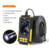 Industrial Endoscope Camera 1080P Waterproof tools BushLine 2m P50 8mm dual Lens 