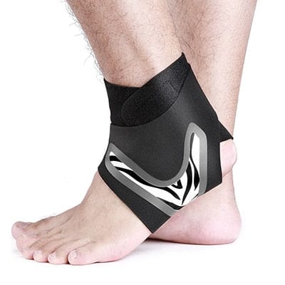 Ankle Support Elastic Breathable Health BushLine Black Left S 
