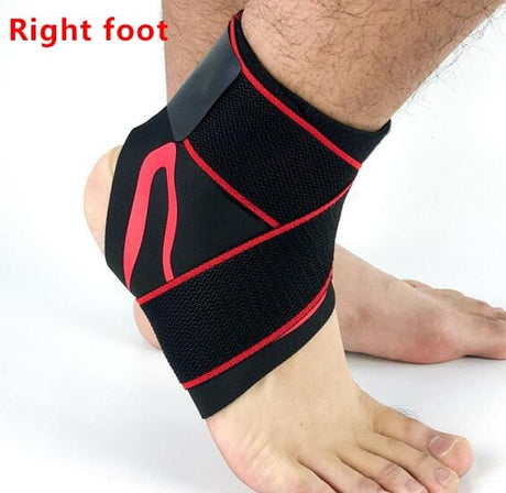 Ankle Support Elastic Breathable Health BushLine Red Right S 