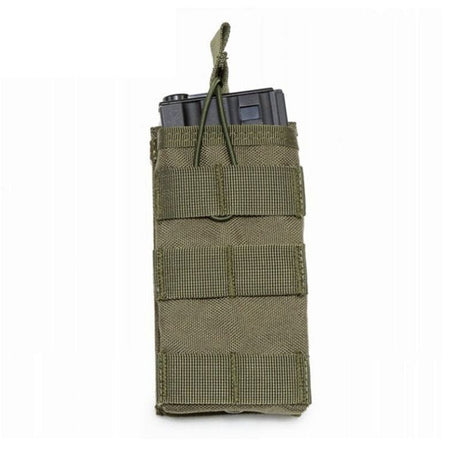 Molle Two Way Radio or M4 Mag Pouch's Helmet & Pack Accessories BushLine single green  