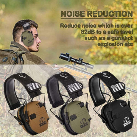 EarMuffs Active Electronic Noise Reduction 2 Types Hi-Vis & Safety BushLine   