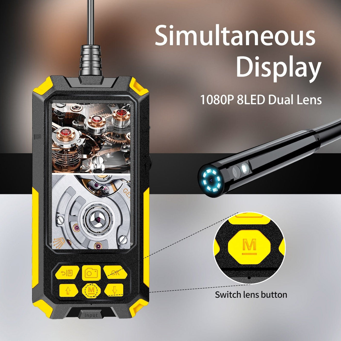 Industrial Endoscope Camera 1080P tools BushLine   