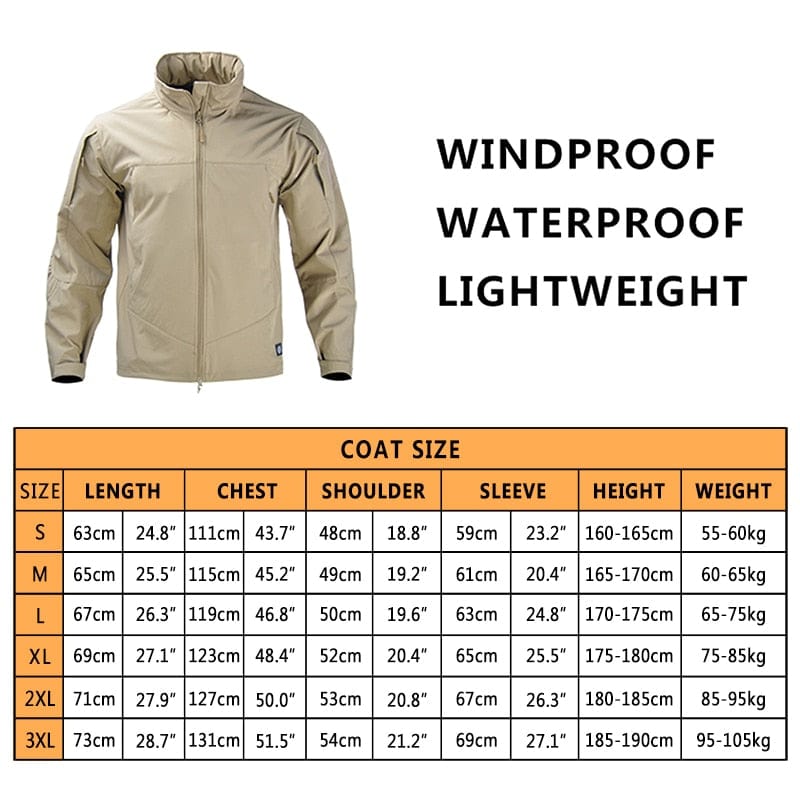 Light Weight Fleece lined Jacket Wind/Waterproof jackets BushLine   