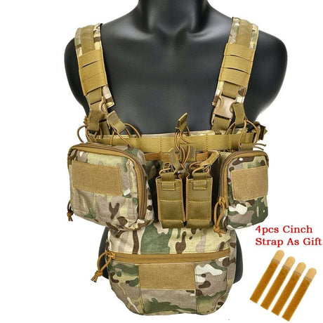 Chest Rig/Vest Holster BackPack Molle System 2023 BackPacks BushLine MC with Pouch  