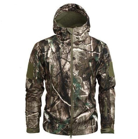 Camouflage Fleece Jacket Windbreaker Outdoor Clothing BushLine BIO S 