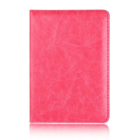 Travel Friendly Leather Passport Cover outdoor equipment BushLine 4  