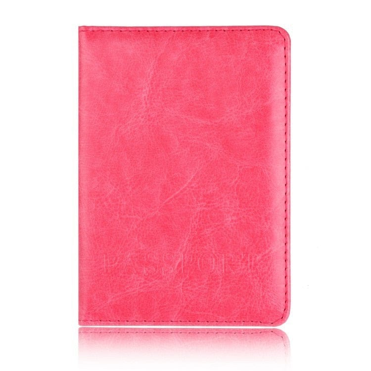 Travel Friendly Leather Passport Cover outdoor equipment BushLine 4  