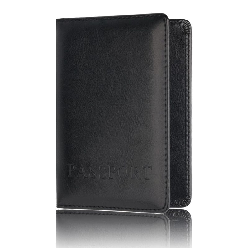 Travel Friendly Leather Passport Cover outdoor equipment BushLine   