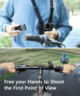 Hands Free Adventure Body Harness Phone Clip Mount phone stuff BushLine   