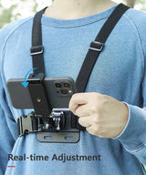 Hands Free Adventure Body Harness Phone Clip Mount phone stuff BushLine   