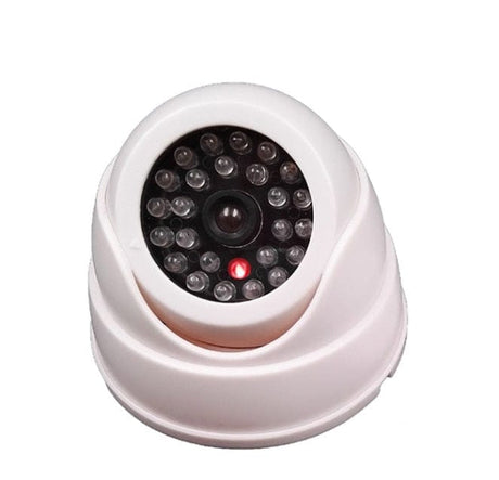 Fake Realistic CCTV  Surveillance Security System Security Cameras BushLine White  