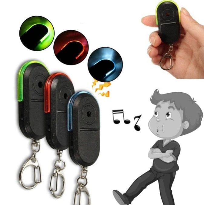 Key Finder Locator Whistle Sound With LED Light Security & Safety BushLine   