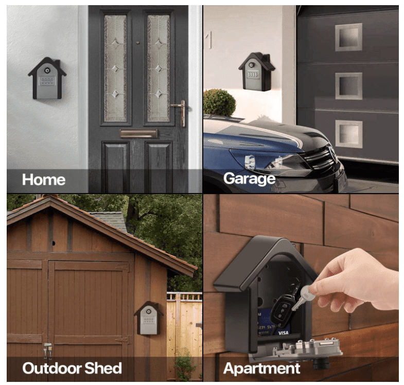 Wall Mounted Home Key Safe Box security systems BushLine   