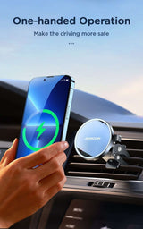 15W Magnetic Car Phone Holder Wireless Charger wifi & wireless BushLine   