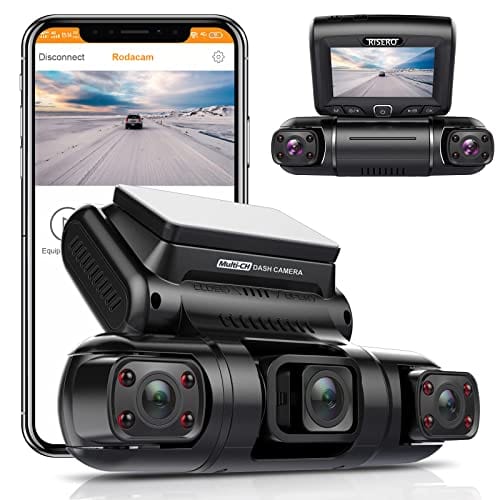 TiESFONG 360 Dash Cam 4CH HD 1080P Wi-Fi GPS Smart Technology BushLine   