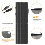 100 Watt 12 Volt Flexible Solar Panel solar panels BushLine   