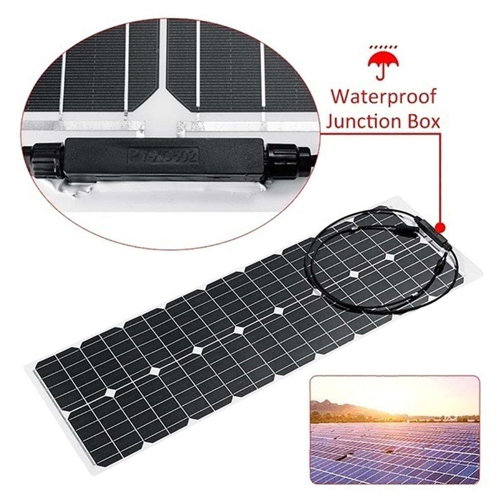 100 Watt 12 Volt Flexible Solar Panel solar panels BushLine   