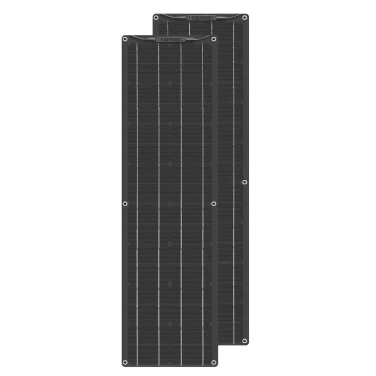 100 Watt 12 Volt Flexible Solar Panel solar panels BushLine Snow Camouflage  