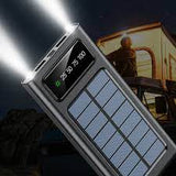 Solar Powerbank 30000mAh USB On-Board Cables solar power BushLine   