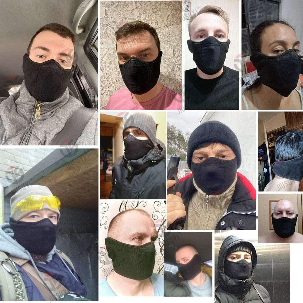 Winter Thermal Fleece Balaclava Full Face Mask tactical hats  BushLine