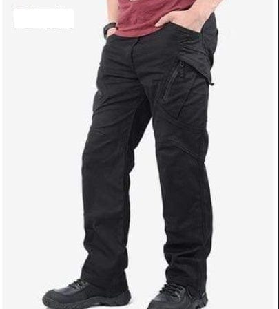 Tactical Cargo Trousers Long Pants tacticle clothing BushLine Black 30 