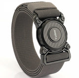 New Rotary Quick Release Metal Buckle Belts tacticle clothing BushLine Dark gray 105cm 