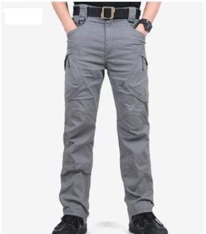 Tactical Cargo Trousers Long Pants tacticle clothing BushLine Gray 30 