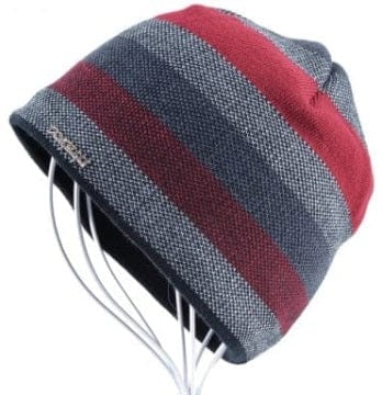 Beanie Knitted Wool Fleece inner Hat Thermal & Wool Beanies BushLine Red  