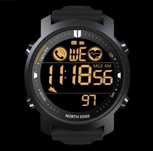 NORTH EDGE Watch Waterproof 50m Android IOS Watchs BushLine   