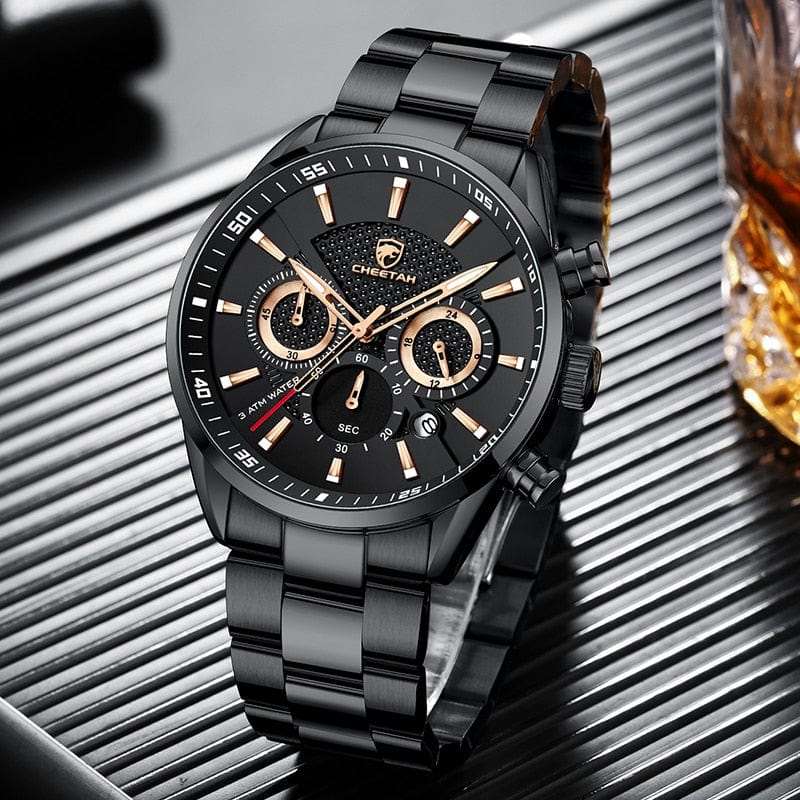 CHEETAH 1613G Casual Sport Chronograph Watch Quartz Watchs  BushLine