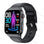 Smart Watch Mediatek Blood Glucose ECG PPG Watchs BushLine Leather Black  