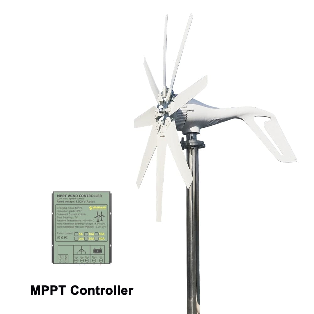 1000W Wind Turbine 1000W Solar Panels Wind Power BushLine 12V With MPPT Controller|1000W 