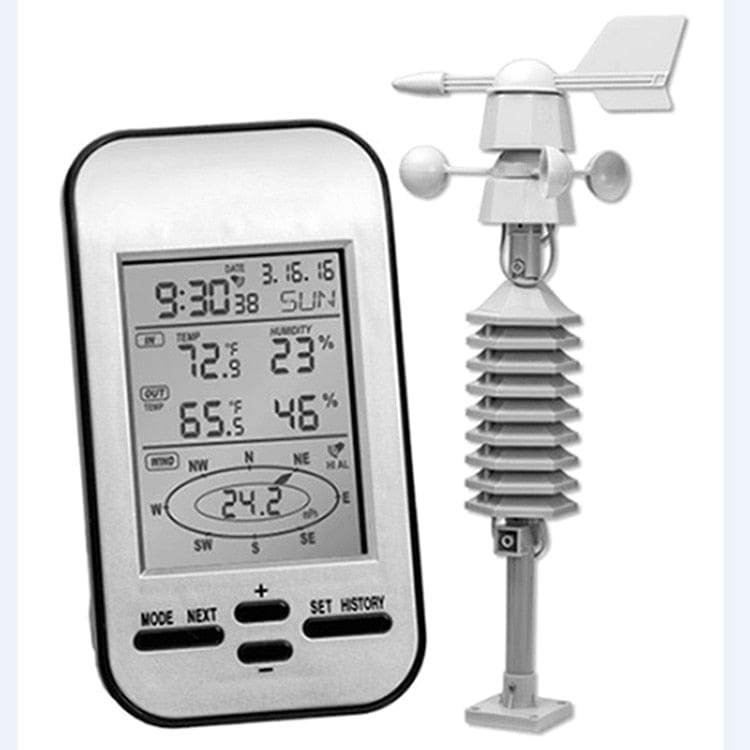 Wireless Anemometer Weather Station Wind Power BushLine   