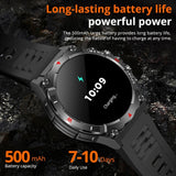 COLMI V76 showing the charging screen, with the maker figures 500 mAh and 7 to 10 days daily use