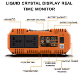 Pure Sine Wave Inverter LCD Display 3kW, 5kW, 6kW, 7kW Peak Power pure sine inverter  BushLine