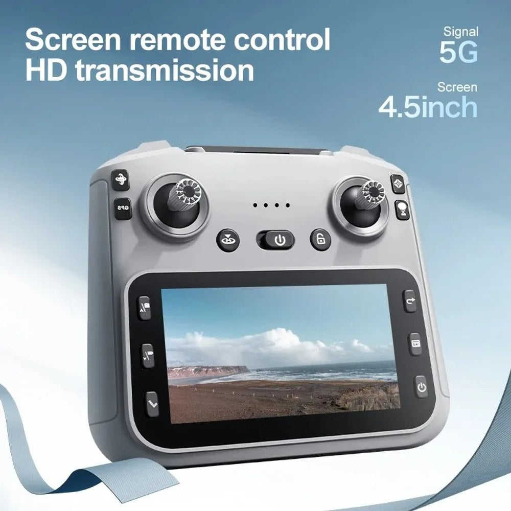 K19 Max remote control with its own 4.5-inch screen