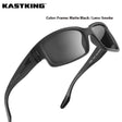 Matte black frame, smoke lenses